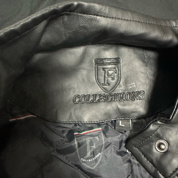 F Collections Faux Leather Jacket (Style W2821) - Brand New w/ Tags - Picture 3 of 8